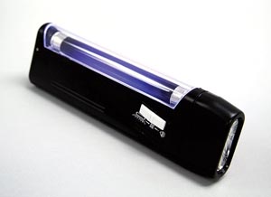 Light Ultra-Violet Hand-Held 100 Volts 6 Volts UV Woods Flouescent  w/Flashlight Bovie by Symmetry Surgical, Inc. Aaron Bovie  ID UV59